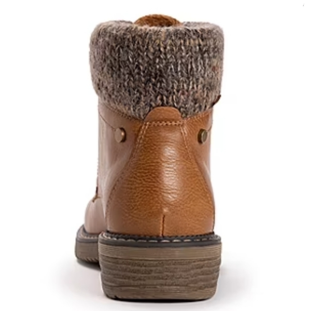 Muk Luks Womens Garland Georgia Stacked Heel Dress Boots - Picture 3 of 8